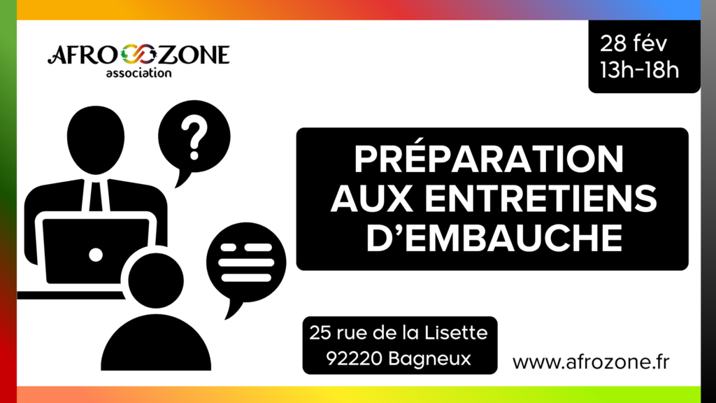 atelier preparation entretien d embauche association afrozone