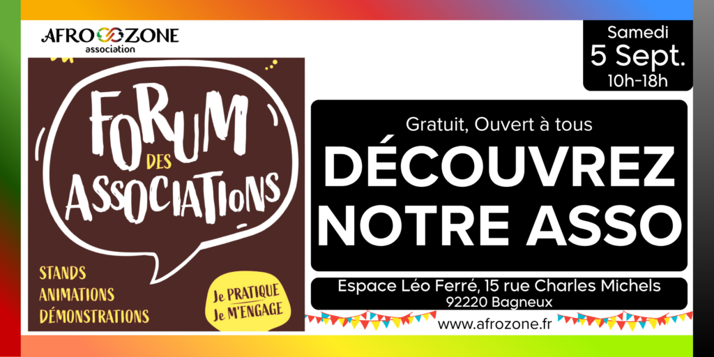 forum des associations de bagneux 2026 association afrozone 5 septembre 2026