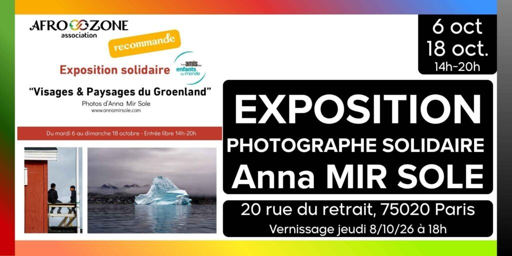 vernissage photographe solidaire anna mir sole afrozone