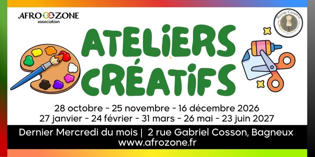atelier creatif pour enfants parents recup creative ecolo c'est rigolo association afrozone